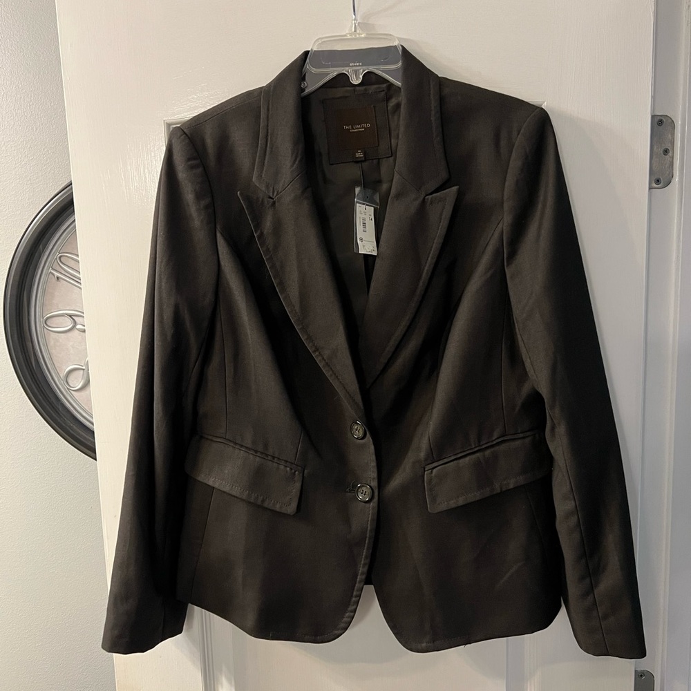 NWT The Limited Collection dark gray blazer size 14